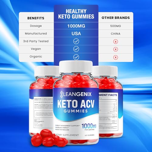 (2 Pack) LeanGenix Keto ACV Gummies - Official - Keto Lean Genix ACV Advanced Formula RillvoAu supplements