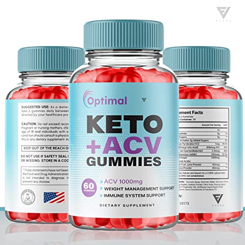 (2 Pack) Optimal Keto ACV Gummies Advanced Weight Loss Plus, Optimal Keto+ACV Gummy FyvusAu supplements