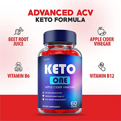 (2 Pack) Keto One Gummies Advanced - Official Formula, Vegan - Keto One Gummies HealthlyUS supplements