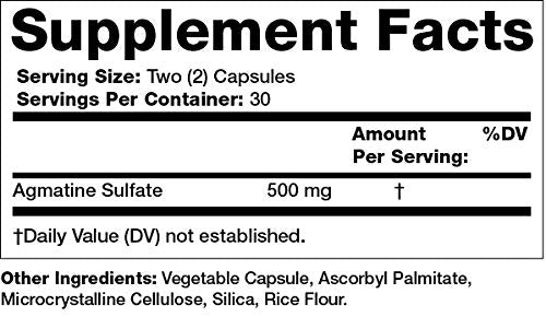 Olympian Labs Agmatine 500 mg per Serving, 60 Vegetarian Capsules Olympian LabsAu supplements