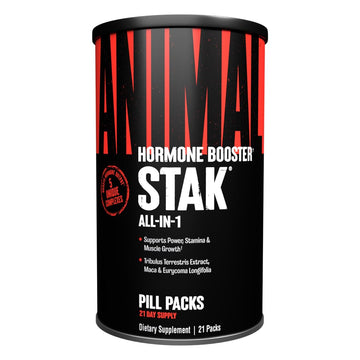 Animal Stak – Complete Natural Hormone Booster Supplement with Tribulus – Natural Testosterone Booster for Athletes – Contains Estrogen Blockers – 1 Month Cycle AnimalAu supplements