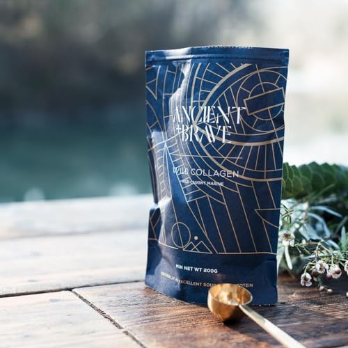 Ancient + Brave Wild Collagen 200g - Wild Caught Marine Collagen Powder - 100% Hydrolysed Collagen Peptides (Fish) Ancient + BraveUS supplements
