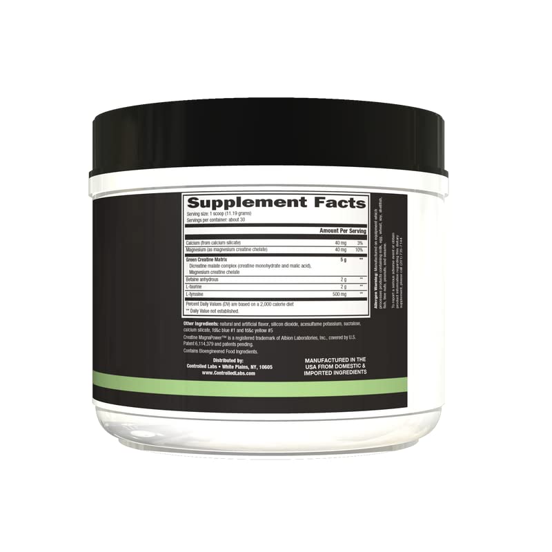 CONTROLLED LABS Green Magnitude Supplement, Synergistic Creatine Formula Powder CONTROLLED LABSAu supplements