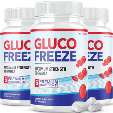 (3 Pack) Glucofreeze Pills - Official Formula Gluco Freeze Pills - Glucofreeze Pills Sugar IDEAL PERFORMANCEUS supplements