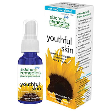 Siddha Remedies Youthful Skin Cell Salts Flower Essences for Dry Itchy Skin, Acne Pimples, Scar Removal SiddhaAu supplements