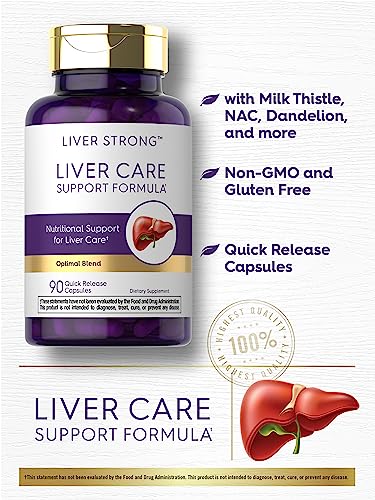Carlyle Liver Support Supplement | 90 Capsules | Powerful Complex | Liver Care Formula CarlyleUS supplements