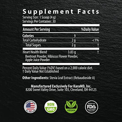 KaraMD UltraBeets - Beetroot Superfood Powder - Heart Health, Circulation & Energy KaraMDUS supplements