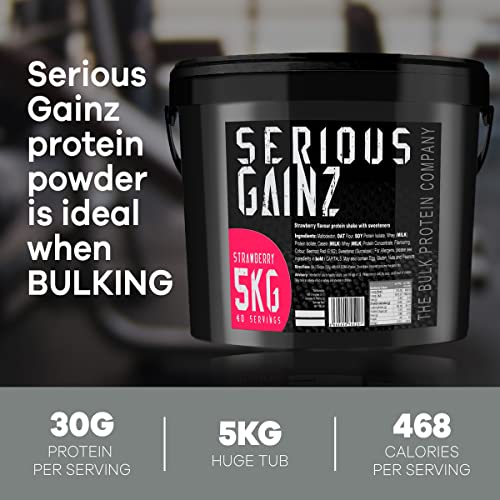 The Bulk Protein Company, SERIOUS GAINZ - Whey Protein Powder - Weight Gain, Mass Gainer The Bulk Protein CompanyAu supplements