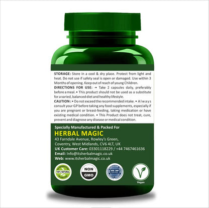 Herbal Magic's Pure & Natural Blend - Collagen Builder Capsules x 60 - Made from 17 Fruits Herbal MagicUS supplements