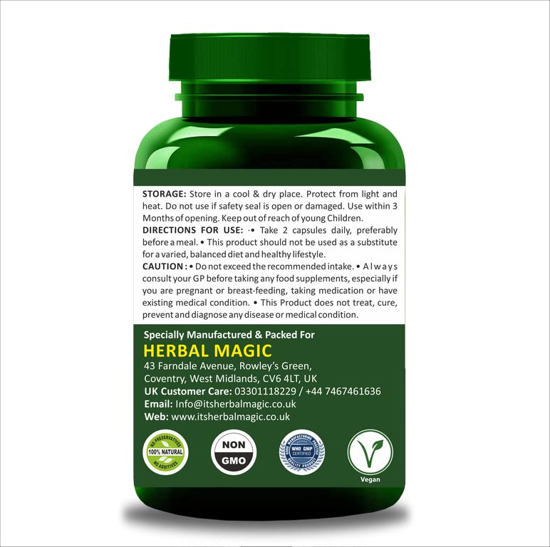 Herbal Magic's Pure & Natural Blend - Collagen Builder Capsules x 60 - Made from 17 Fruits Herbal MagicAu supplements