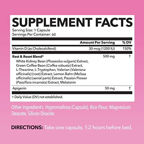 Night Time Fat Burner for Women | Weight Loss and Sleep Support Blend With Apigenin HAVASU NUTRITIONUS supplements