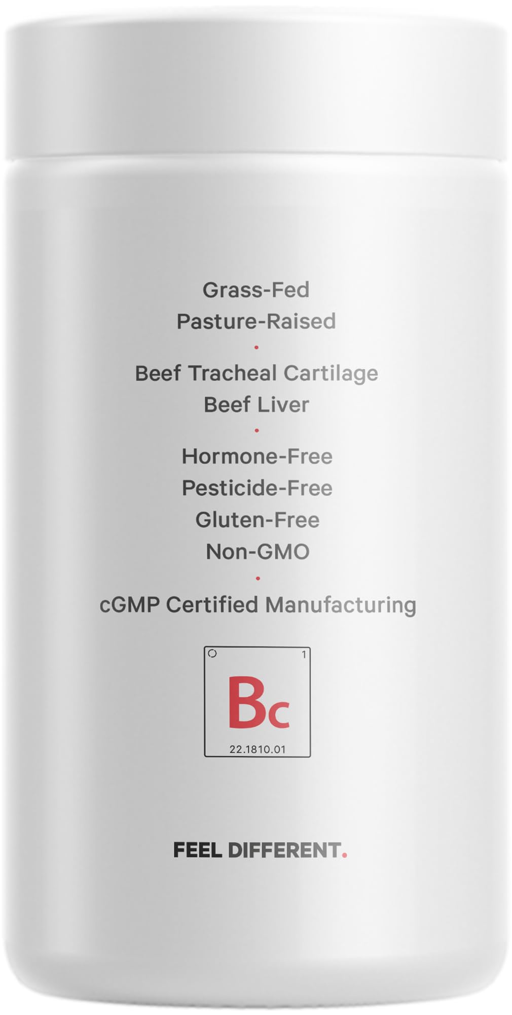 Codeage Grass Fed Beef Cartilage Supplement - Freeze Dried, Non-Defatted, Desiccated Beef Tracheal Bovine Cartilage & Liver Pills – Pasture Raised Argentina Beef Vitamins - Non-GMO -180 Capsules CodeageAu supplements
