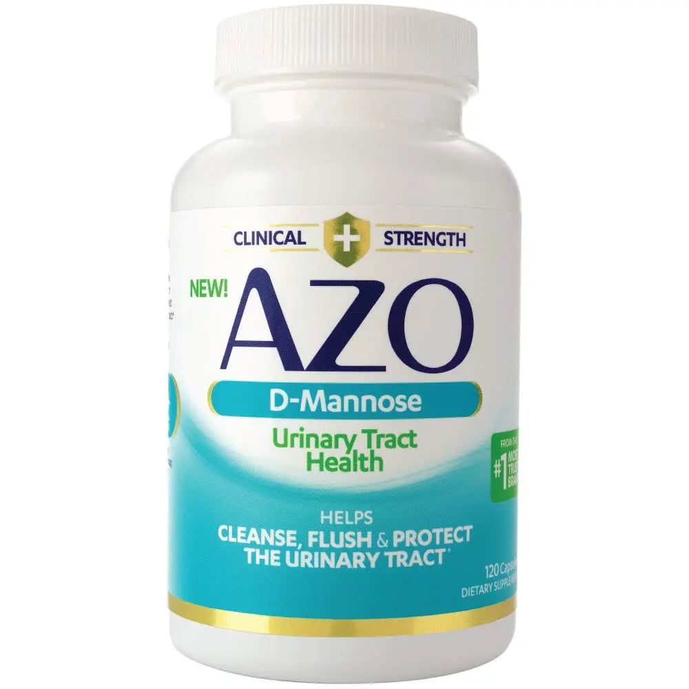 AZO D Mannose Urinary Tract Health, Cleanse, Flush & Protect The Urinary Tract & Cranberry Urinary Tract Health Supplement, 1 Serving = 1 Glass of Cranberry Juice, Sugar AZOAu supplements