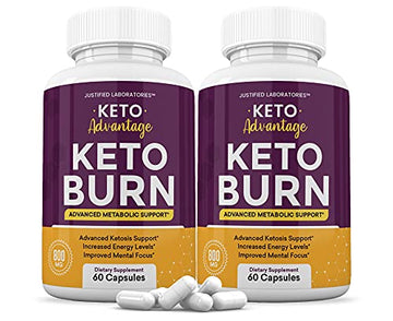 (2 Pack) Keto Advantage Keto Burn Pills Includes Apple Cider Vinegar goBHB Exogenous Justified LaboratoriesAu supplements