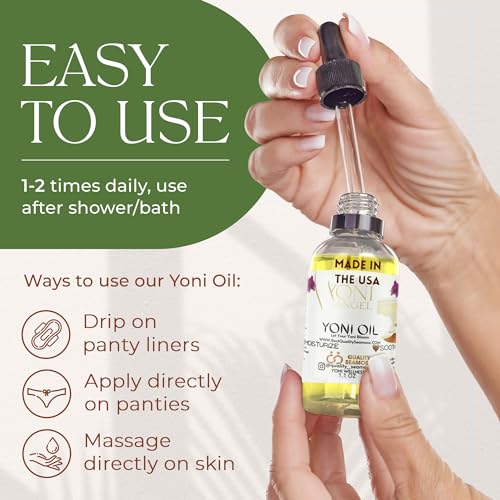 Natural Yoni Oil, Mint Fresh Feminine Care Oil, Reduces Odor, Restores pH Balance, All Natural, Herbal Yoni Quality Seamoss and Yoni OilAu supplements