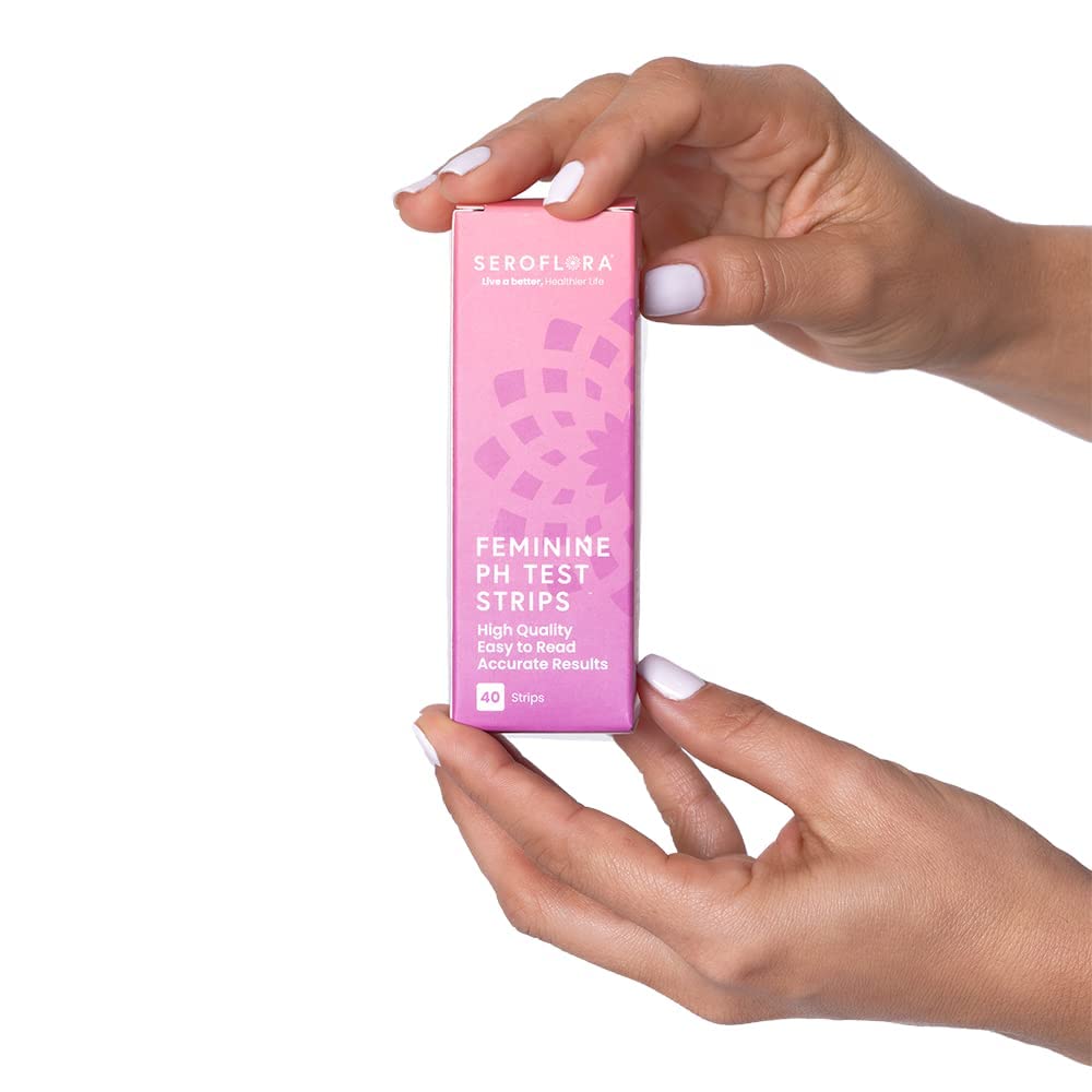 Seroflora Vaginal pH Test Strips for Women - Monitor Vaginal Health & Yeast Infection - Easy SerofloraAu supplements