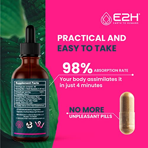E2H Uric Acid Support Supplement - Tart Cherry and Devil’s Claw - Supports Uric Acid Health E2H EARTH TO HUMANSAu supplements