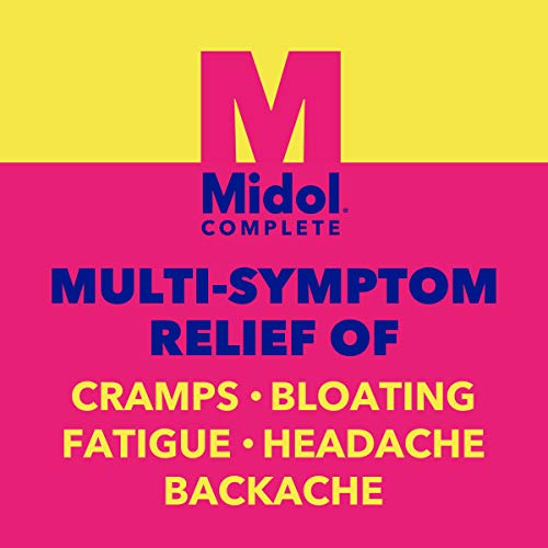 Midol Complete, Menstrual Period Symptoms Relief Including Premenstrual Cramps MidolAu supplements