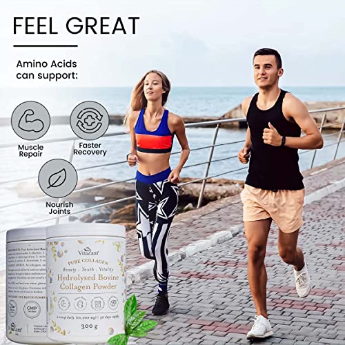 Vitazam Bovine Collagen Peptides - Hydrolyzed Type 1 & 3 Collagen Powder Protein Supplement for Healthy VitaZamAu supplements