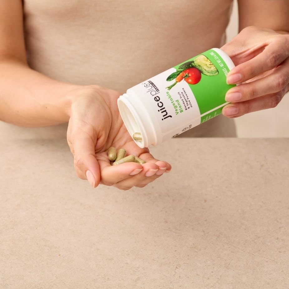 Juice Plus+ Vegetable Blend: with Broccoli, Parsley, Tomato & More - Plant-Based, Vegan, Gluten-Free, Non-GMO, Kosher - for Heart, Immune, Cognitive & Skin Health - 1 Bottle (60 Servings) Juice Plus+Au supplements