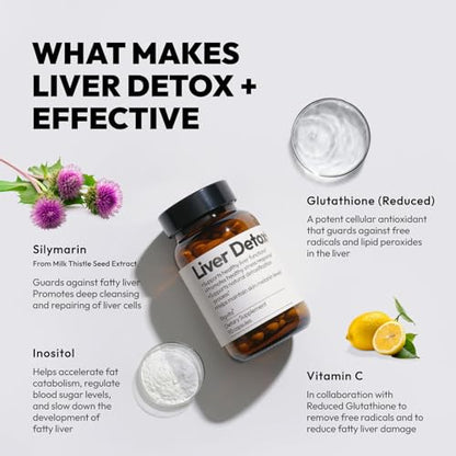 BigVita Liver Detox Vegan Gluten Free Liver Health Supplement Cleanse Detox & Repair BigVitaUS supplements