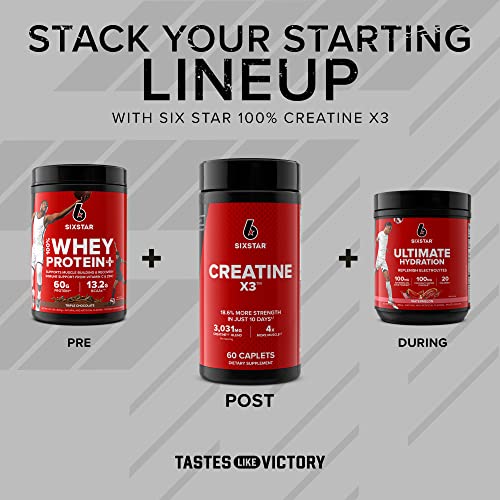 Six Star Creatine Pills Post Workout X3 Creatine Capsules | Creatine Monohydrate Blend Six StarAu supplements