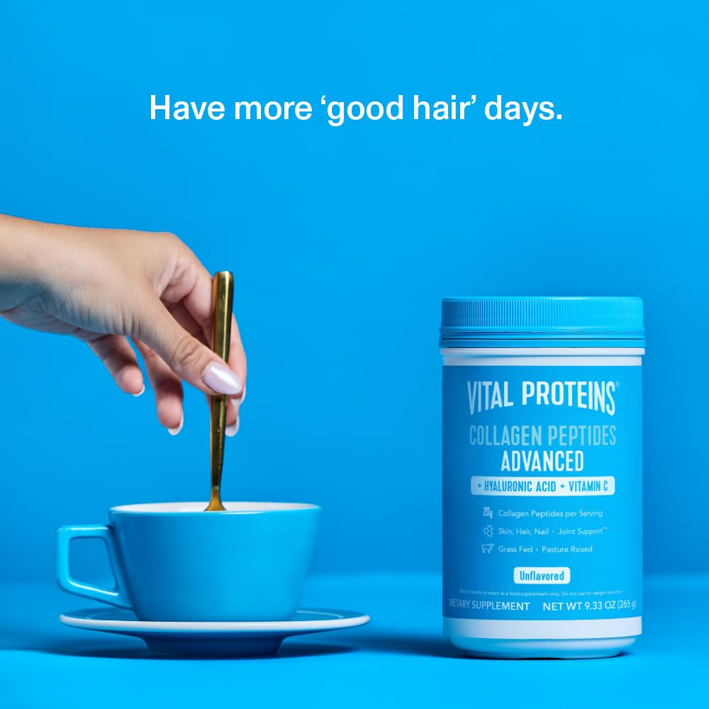 Vital Proteins Collagen Powder Supplement Hydrolyzed Peptides with Hyaluronic Acid Vital ProteinsUS supplements