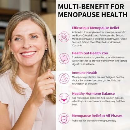 120 Billion CFU Probiotic - Menopause Support Probiotics for Women, 13-in-1 Natural NegimaUS supplements