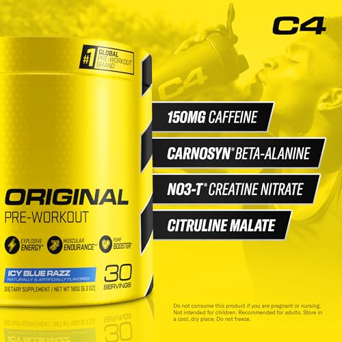 Cellucor C4 Original Pre Workout Powder ICY Blue Razz & C4 Sport Pre Workout Powder CellucorAu supplements