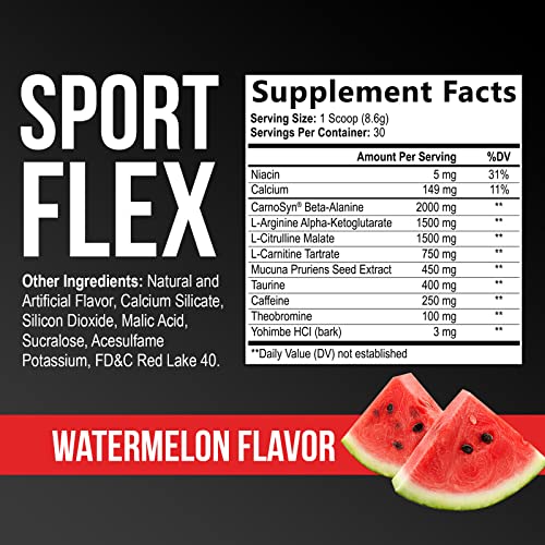 Pre Workout Powder with Beta Alanine, L-Citrulline & L-Arginine | PreWorkout Energy Powder Nature's NutritionUS supplements