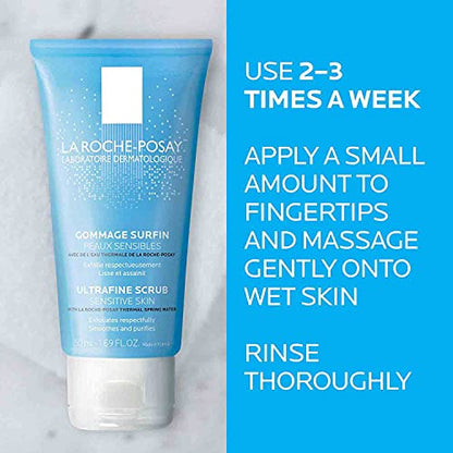 La Roche-Posay Ultra-Fine Scrub for Sensitive Skin, Gentle Exfoliating Face La Roche-PosayUS supplements