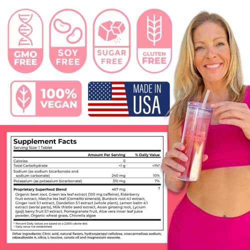 Superfood Tabs Detox Cleanse Drink - Fizzy Nutrition Supplement for Women and Men skinnytabsAu supplements