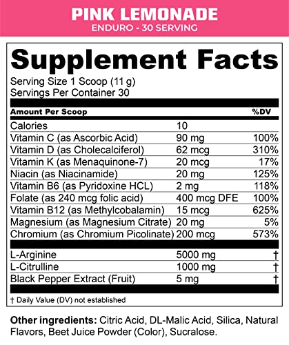 MTN OPS Enduro Nitric Oxide Supplement & Stim-Free Pre Workout - 30 Servings MTN OPSUS supplements