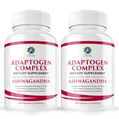 1 Body Adaptogen Complex Supplement with Ashwagandha 1 BodyUS supplements