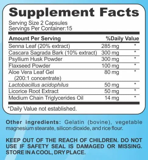 PRIMAL RESOURCE 15 Day Cleanse & Detox – Supports Digestive Health, Regularity & Gut Cleanse –Herbal with Probiotics PRIMAL RESOURCEnz supplements