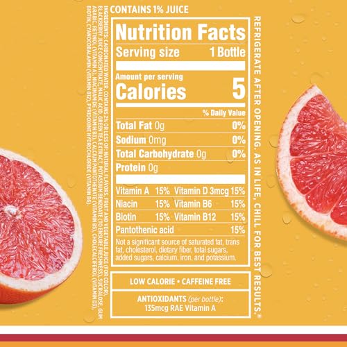 Sparkling Ice, Pink Grapefruit Sparkling Water, Zero Sugar Flavored Water, with Antioxidants Sparkling ICEUS supplements