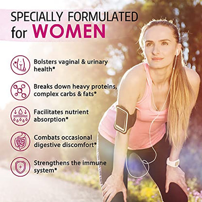Bonawell Probiotics for Women 100B, with Organic Prebiotic, Cranberry for Feminine Health BonawellUS supplements