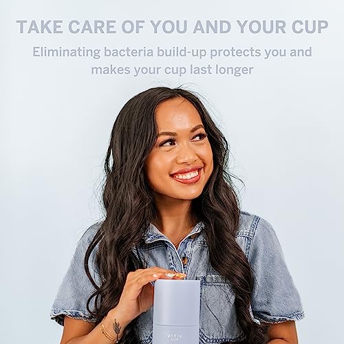 Pixie Menstrual Cup & Disc Steamer Sterilizer 2.0 - Kills 99.9% of Germs with Cleaner Steam Pixie CupAu supplements