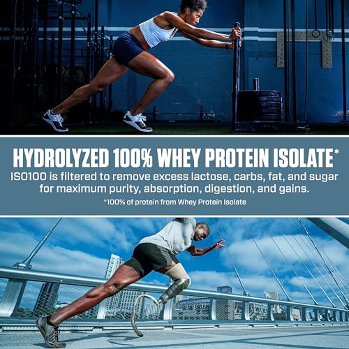 Dymatize ISO 100 Whey Protein Powder with 25g of Hydrolyzed 100% Whey Isolate DymatizeUS supplements