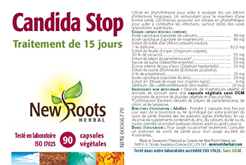 New Roots Herbal Candida Stop, 90 CT NEW ROOTS HERBALAu supplements
