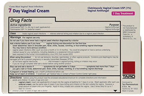 Taro Clotrimazole 7 Vaginal Cream 45 g ( Pack of 2) ClotrimazoleAu supplements