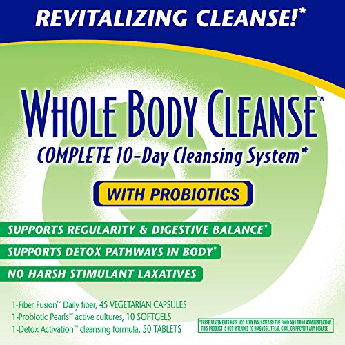 Nature's Way Whole Body Cleanse Complete, 10 Day Detox Cleansing System Kit with Probiotics Enzymatic TherapyUS supplements