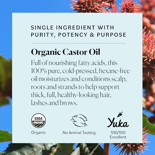 Sky Organics Organic Castor Oil (16 oz) USDA Certified Organic, 100% Pure, Cold Pressed Sky OrganicsAu supplements
