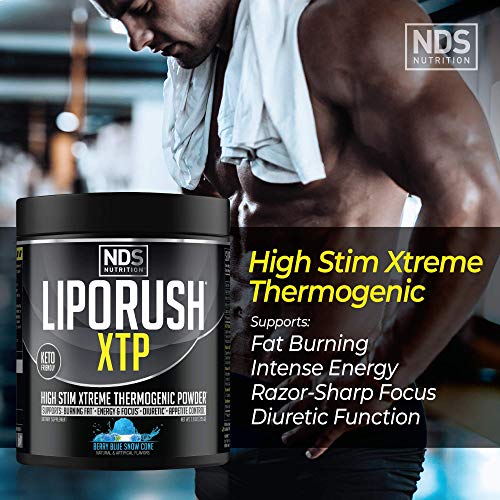 LIPORUSH NDS Nutrition XTP Thermogenic Fat Burner with L-Carnitine - Energy, Focus LIPORUSHAu supplements