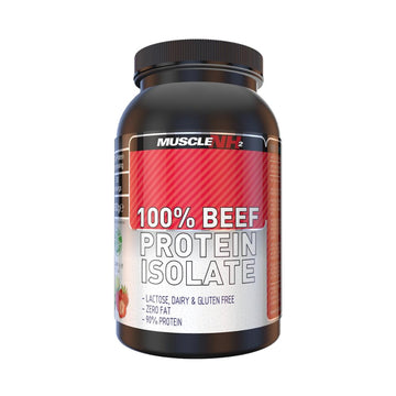 MuscleNH2 Beef Protein Isolate Powder 90%, High Protein, Low Fat, Dairy Free, Gluten Free, Soy Free MuscleNh2Au supplements