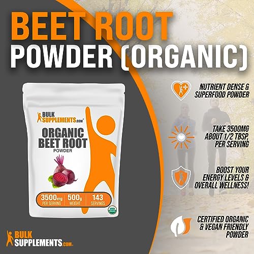 BULKSUPPLEMENTS.COM Organic Beet Root Powder - Beet Powder Organic, Beetroot BULKSUPPLEMENTS.COMUS supplements