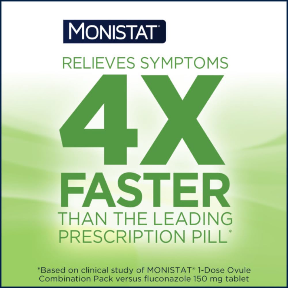 Monistat 3 Vaginal Cream, 3-Day Treatment Combination Pack, 3 Ovule Inserts and External Cream MonistatAu supplements
