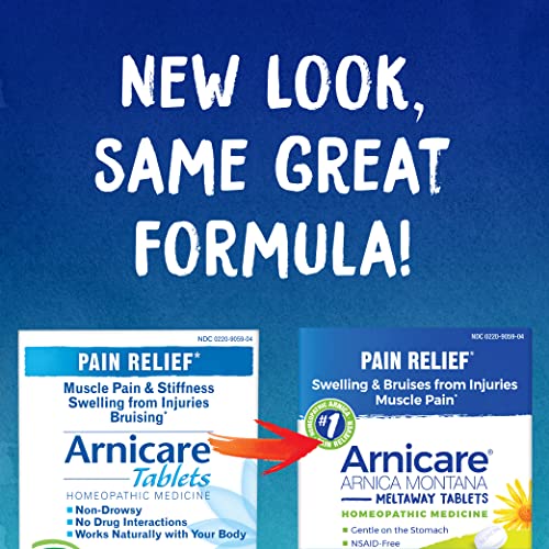 Boiron Arnicare Tablets for Pain Relief from Muscle Pain, Joint Soreness, Swelling from Injury or Bruises BoironAu supplements