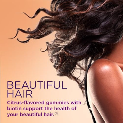 Nature's Bounty Optimal Solutions Hair, Skin & Nails with Biotin and Collagen, Citrus-Flavored Nature's BountyUS supplements